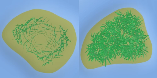 Flat planes versus curved planes